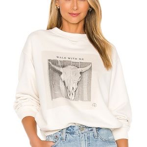 ANINE BING 🤍 “WALK WITH ME” 🤍 Graphic Sweatshirt